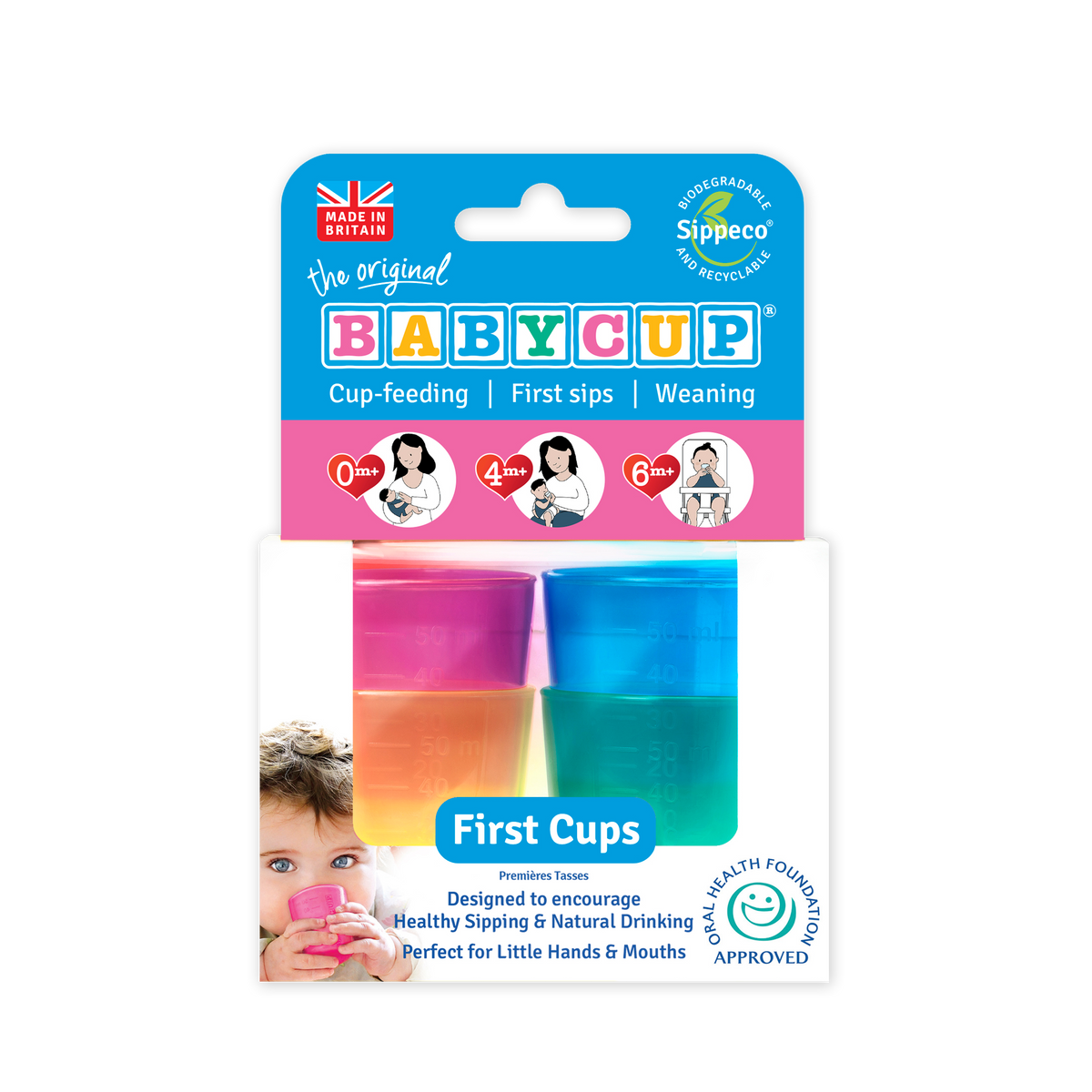 Babycup First Cups – mini open cups – Habox